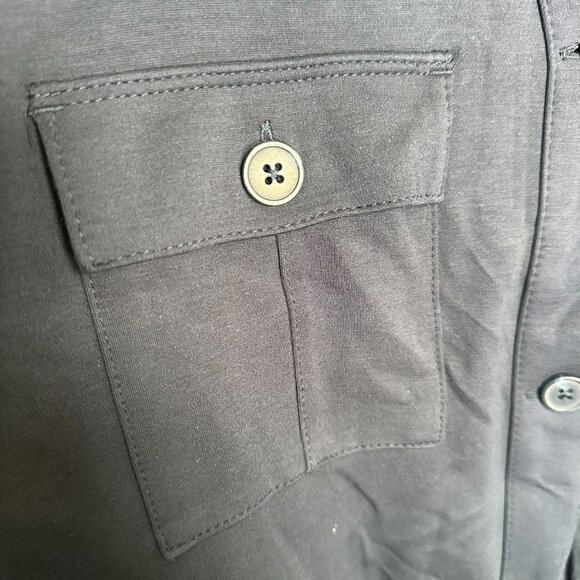 J. Jill Weaver Collection Double Face Jersey Knit Flap Pocket Jacket Size 2X - Picture 2 of 10